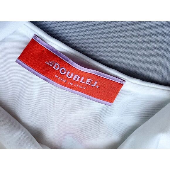 NEW La DoubleJ Hazzard Swimsuit Lakshmi Placée Yellow in Lycra One Piece White - Picture 6 of 7